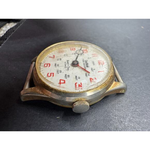 Vintage 1969 Sheffield Time Reader Buffy and Jody Swiss 1 Jewel Watch Gold Tone main image 6